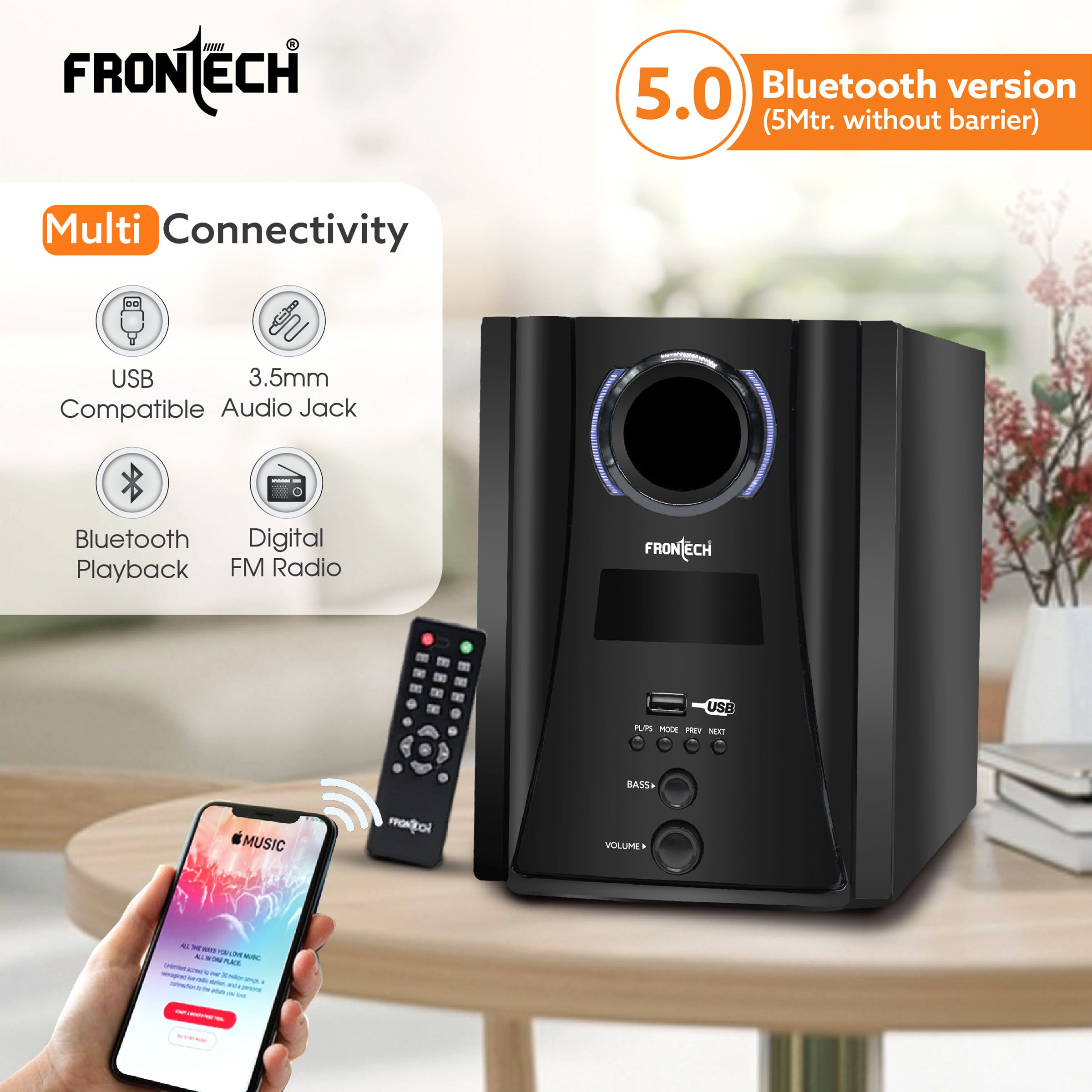 Frontech 2.1 Channel Speaker System (3918) Frontech 2.1 Channel Speaker System (3918)